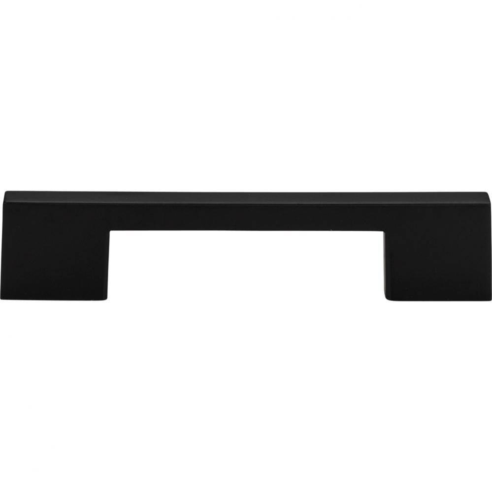 Thin Square Pull 5 1/16 Inch (c-c) Matte Black