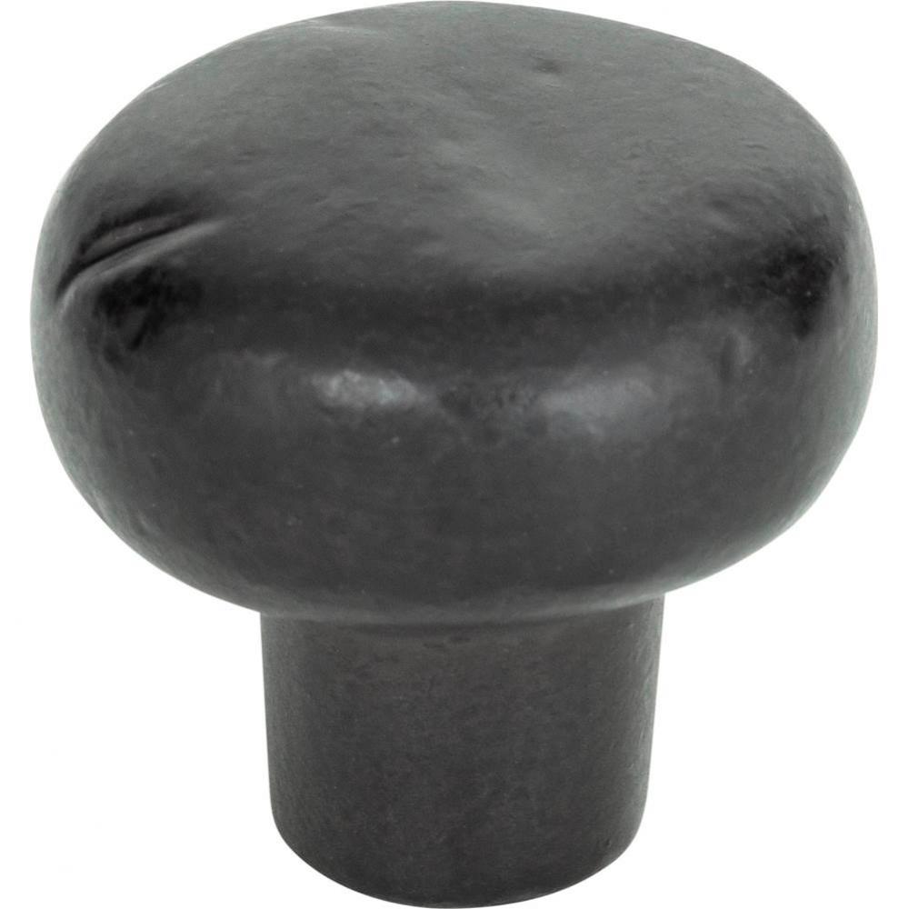 Distressed Round Knob 1 3/8 Inch Oil Rubbed Bronze