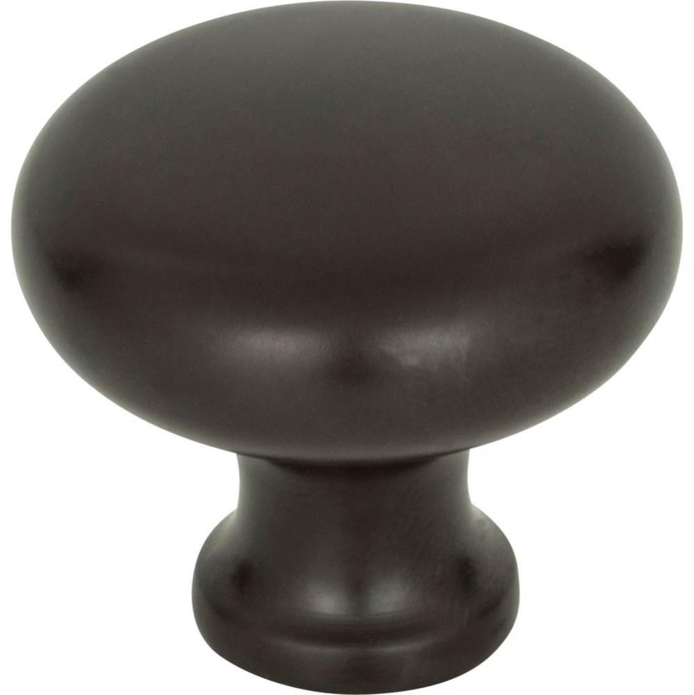 Round Knob 1 1/4 Inch Aged Bronze