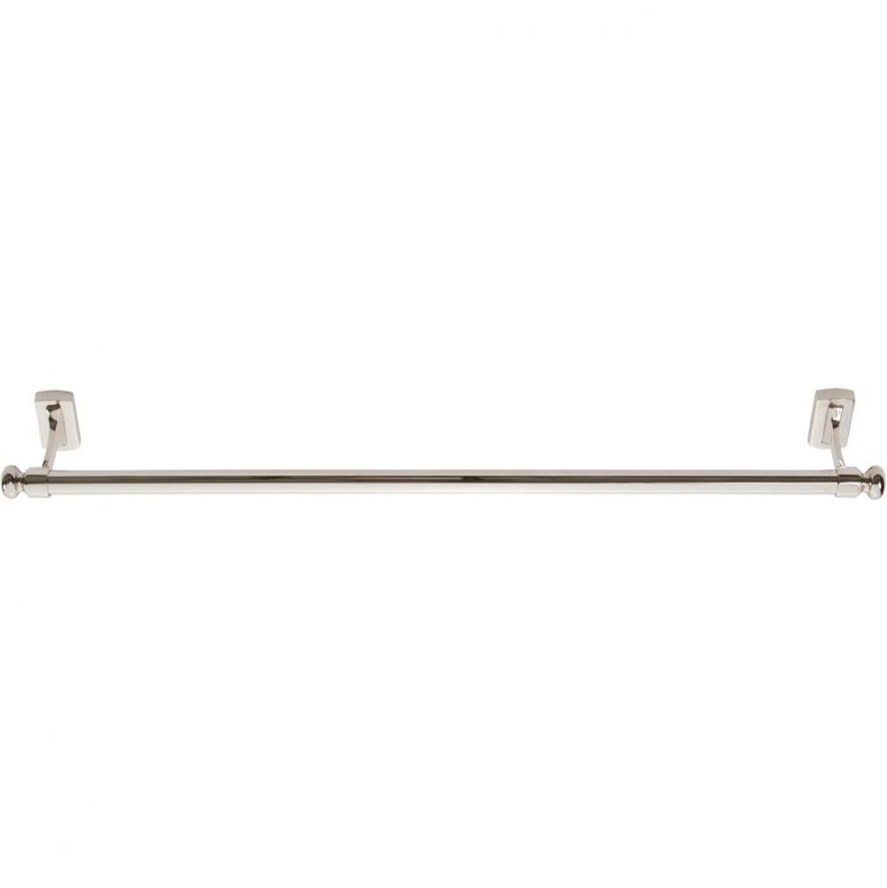 Legacy Bath Towel Bar 24 Inch Single Polished Nickel