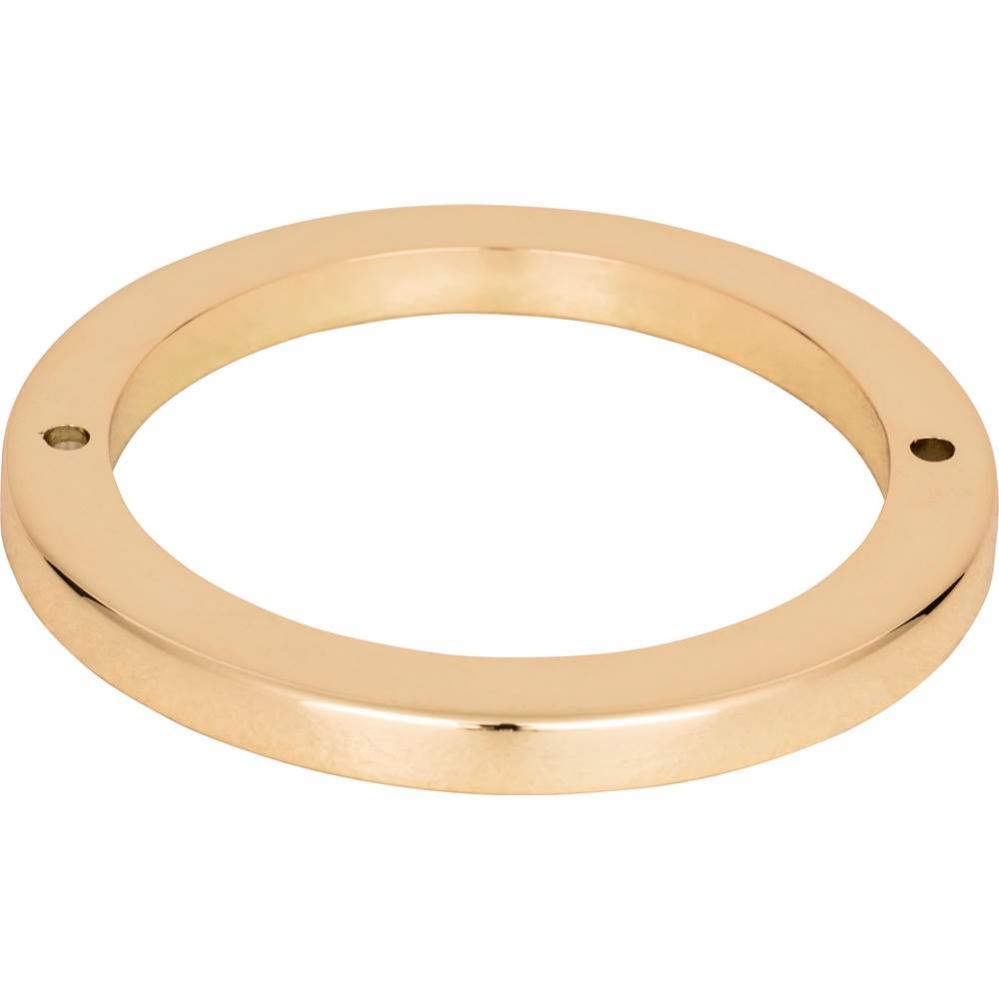 Tableau Round Base 3 Inch French Gold