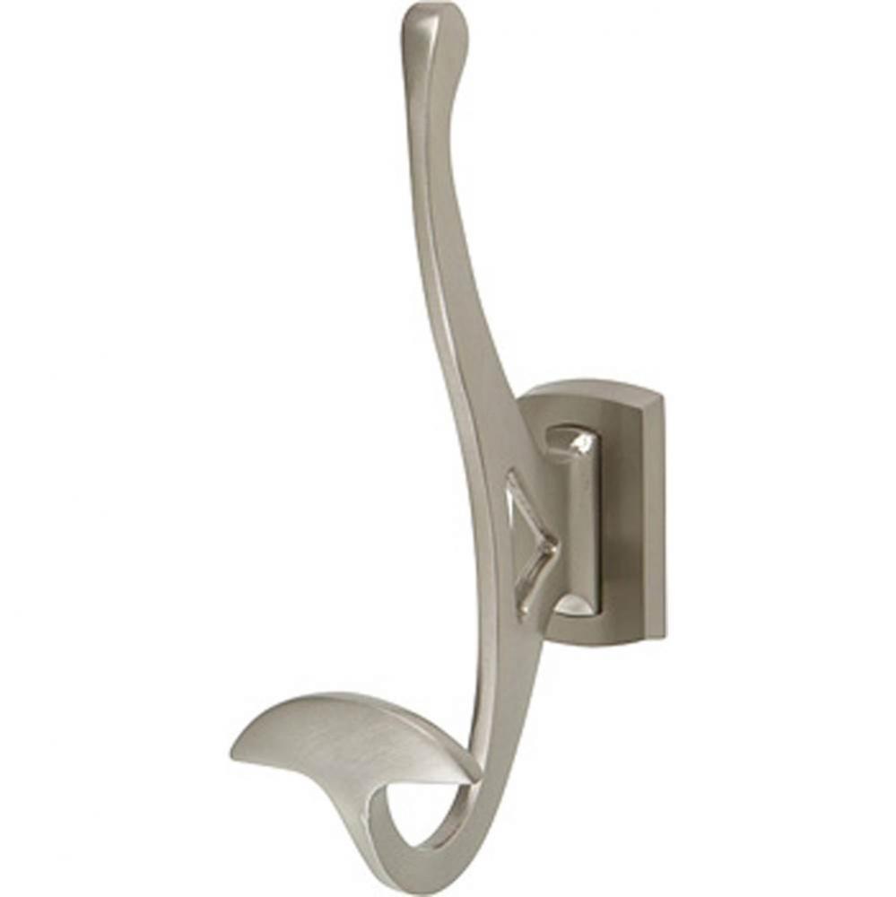 Legacy Bath Double Hook  Brushed Nickel