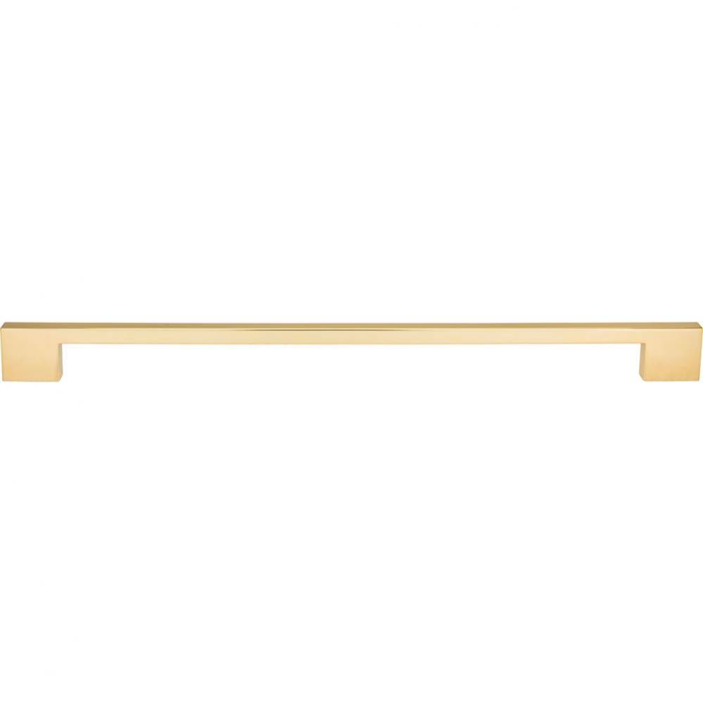 Thin Square Appliance Pull 18 Inch (c-c) French Gold