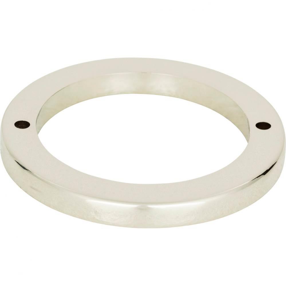 Tableau Round Base 2 1/2 Inch Polished Nickel