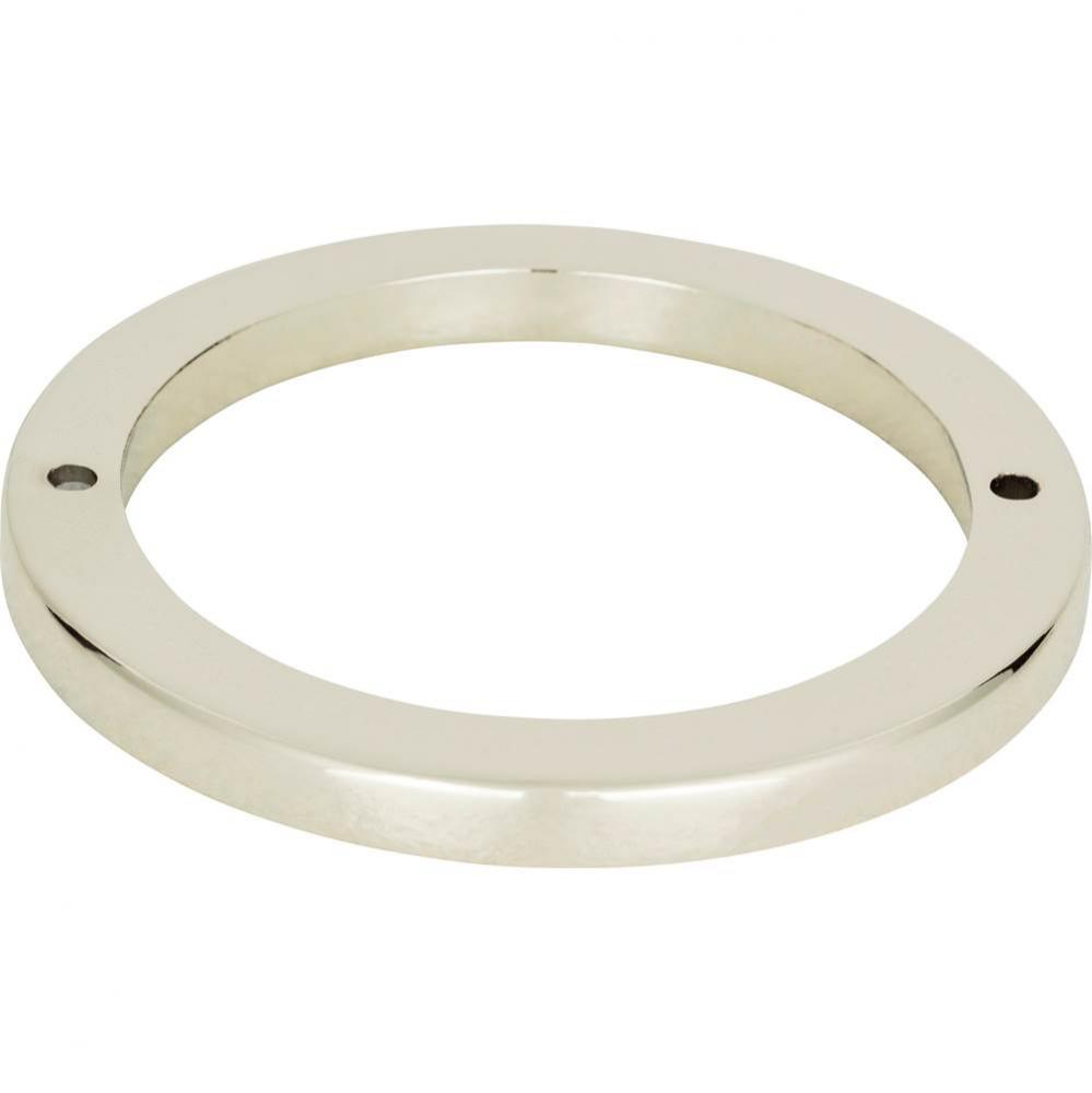 Tableau Round Base 3 Inch Polished Nickel