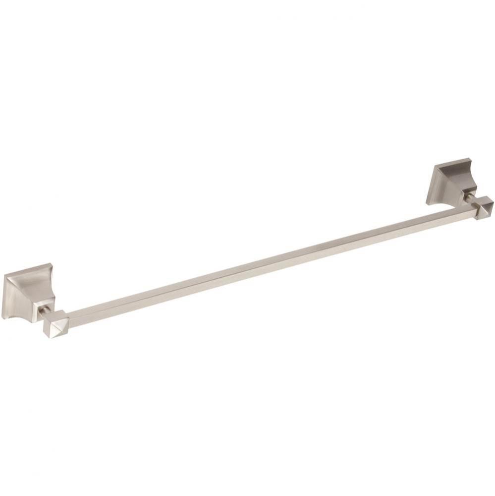 Gratitude Bath Towel Bar 24 Inch Single Brushed Nickel