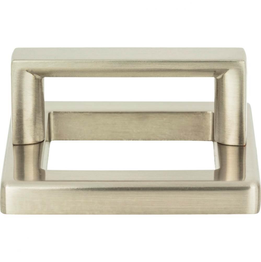 Tableau Square Base and Top 1 13/16 Inch (c-c) Brushed Nickel