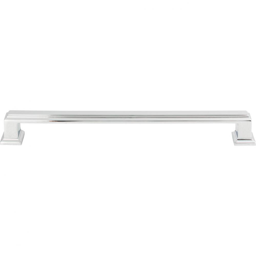 Sutton Place Pull 7 9/16 Inch (c-c) Polished Chrome