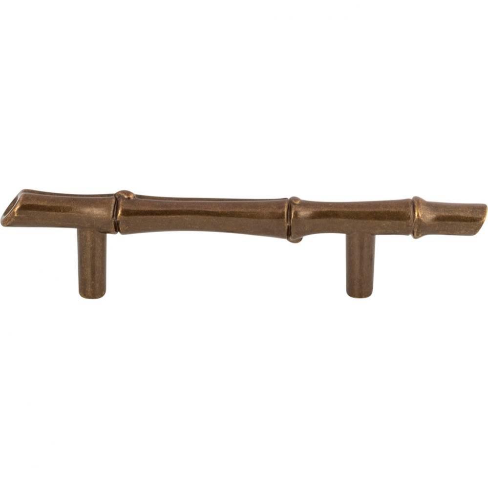 Bamboo Pull 3 Inch (c-c) Burnished Bronze