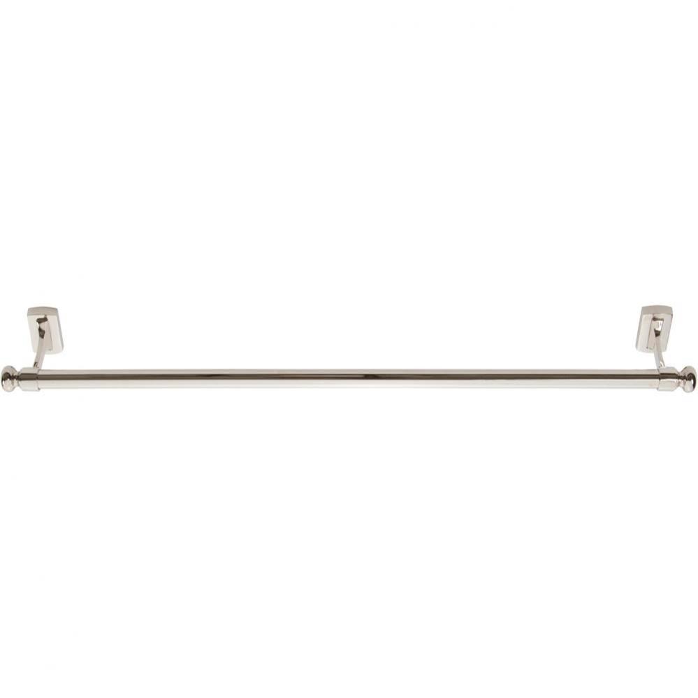 Legacy Bath Towel Bar 18 Inch Single Polished Nickel