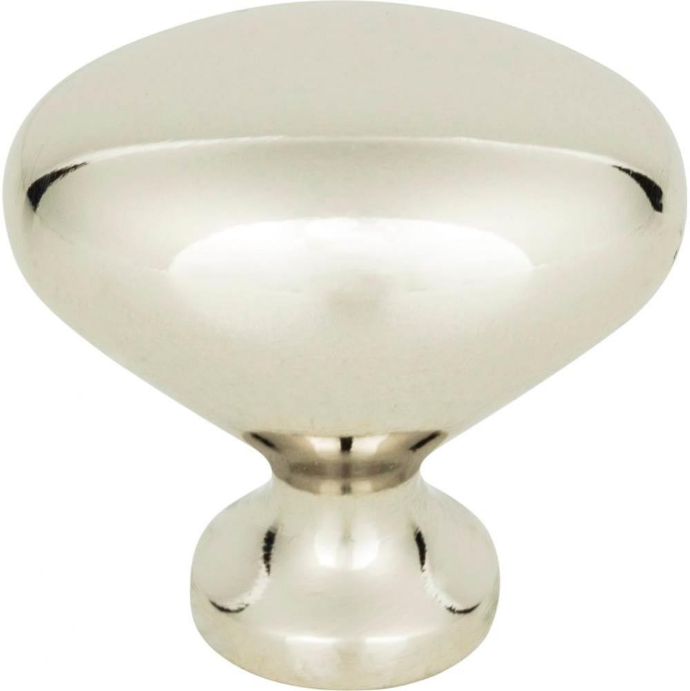 Robin Egg Knob 1 1/4 Inch Polished Nickel