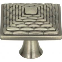 Atlas 237-BRN - Mandalay Square Knob 1 1/4 Inch Brushed Nickel