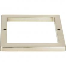 Atlas 395-BN - Tableau Square Base 3 Inch Brushed Nickel