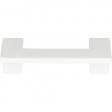 Atlas A846-WG - U Turn Pull 2 1/2 Inch (c-c) High White Gloss