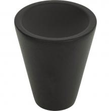 Atlas 228-BL - Dap Cone Knob 1 Inch Matte Black