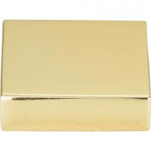 Atlas A833-FG - Thin Square Knob 1 1/4 Inch French Gold