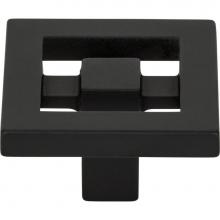 Atlas 260-BL - Nobu Square Knob 1 3/8 Inch Matte Black