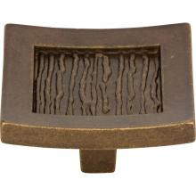 Atlas 270-BB - Primitive Square Knob 1 1/2 Inch Burnished Bronze