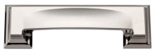 Atlas 339-PN - Sutton Place Cup Pull 3 Inch (c-c) Polished Nickel