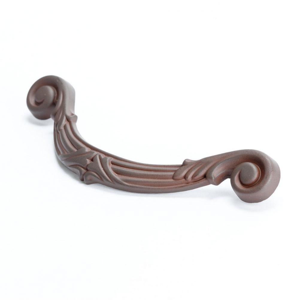 Baroque 5in Bronze Rust Glaze Pull