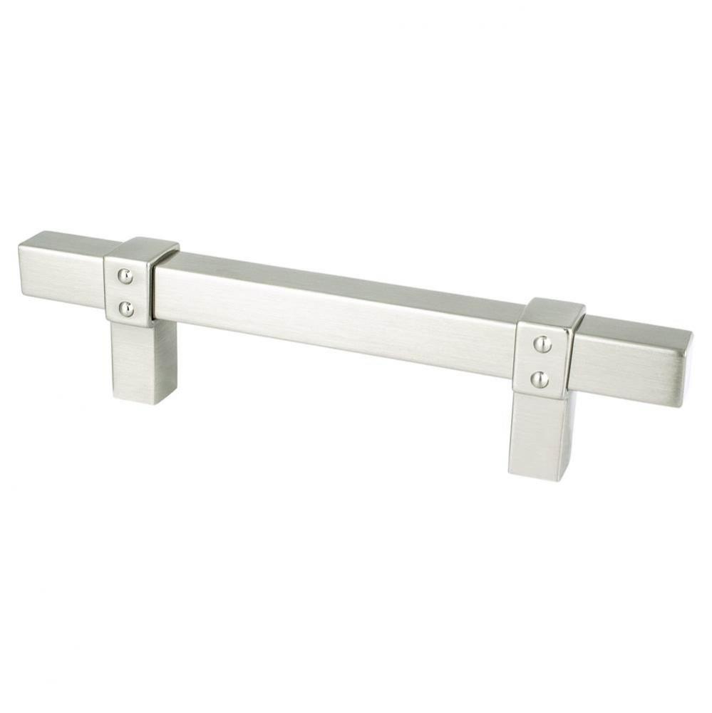 Rivet Rebel 96mm CC Brushed Nickel Pull