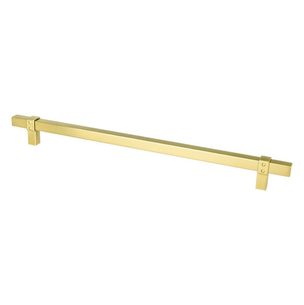 Rivet Rebel 12in. CC Modern Brushed Gold Appliance Pull