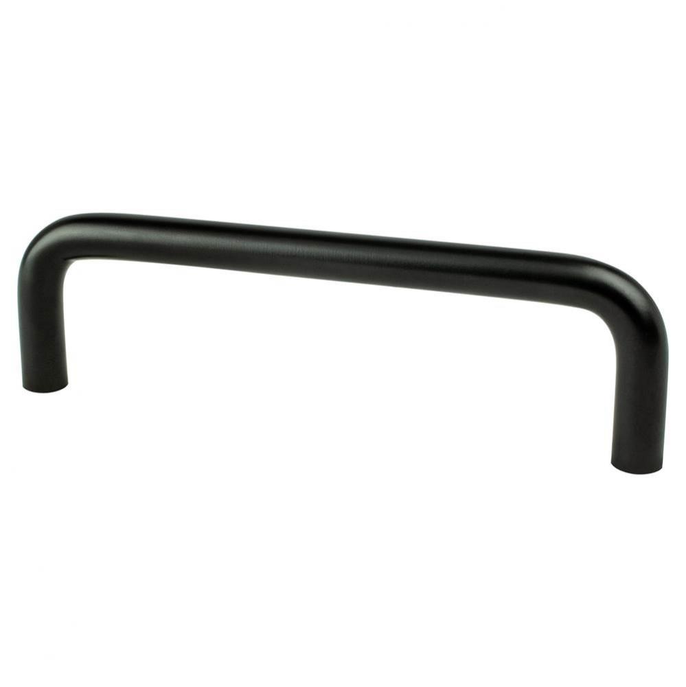 Advantage Wire Pulls 4 inch CC Matte Black Steel Pull