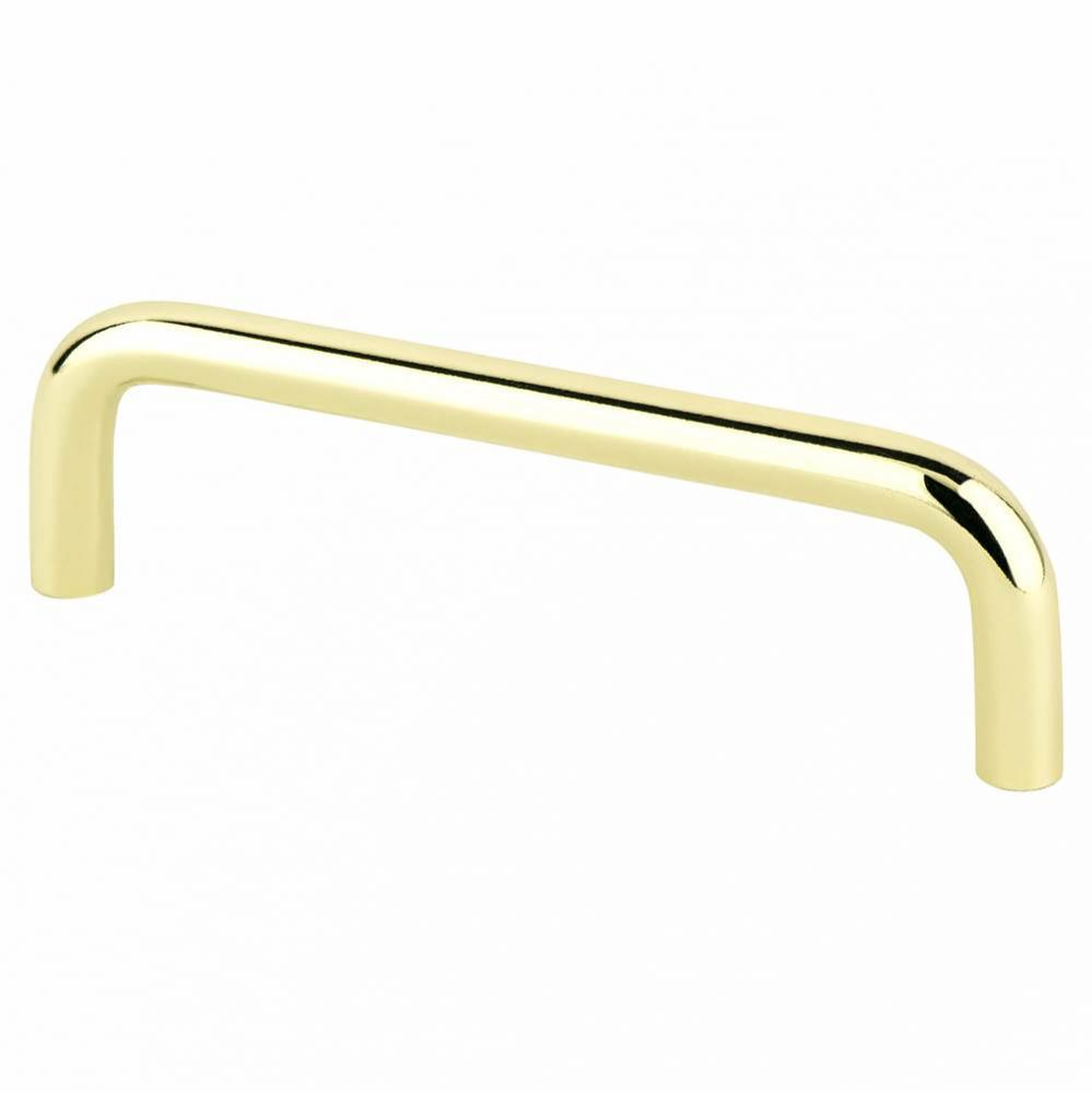 Zurich 96mm Polished Brass Pull