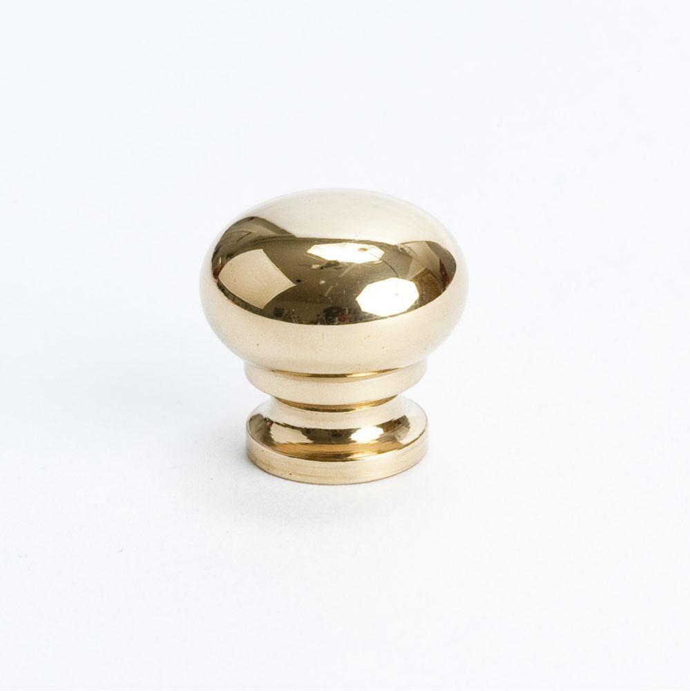 Plymouth Polished Brass Knob