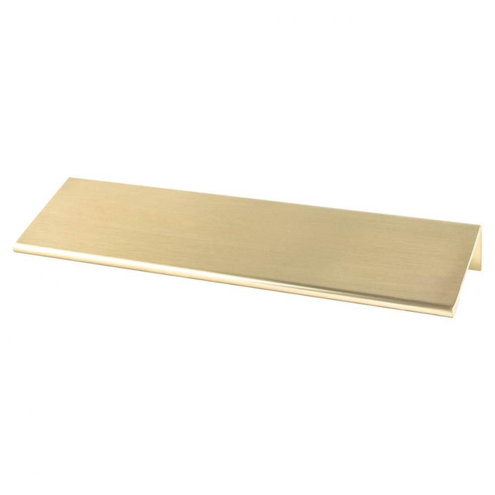 Contemporary Advantage Two 112mm CC Champagne Edge Pull - Part measures 1/16in. thickness.