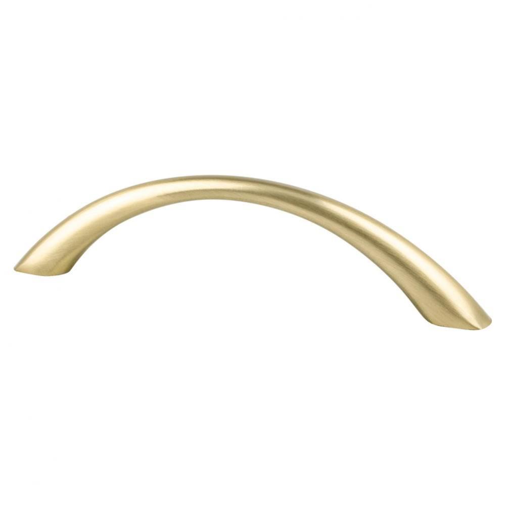 Contemporary Advantage Four 96mm CC Champagne Tapered Arch Pull