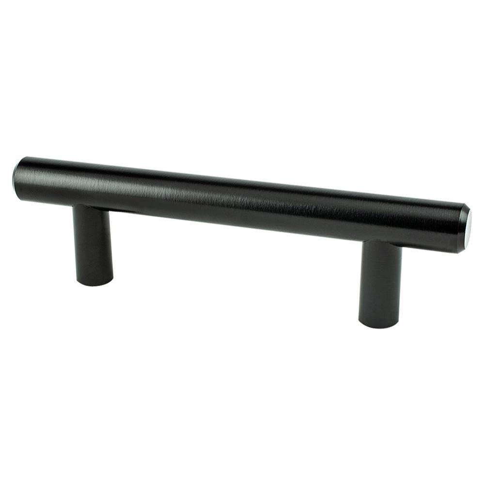 Transitional Advantage Two 3 inch CC Black T-Bar Pull