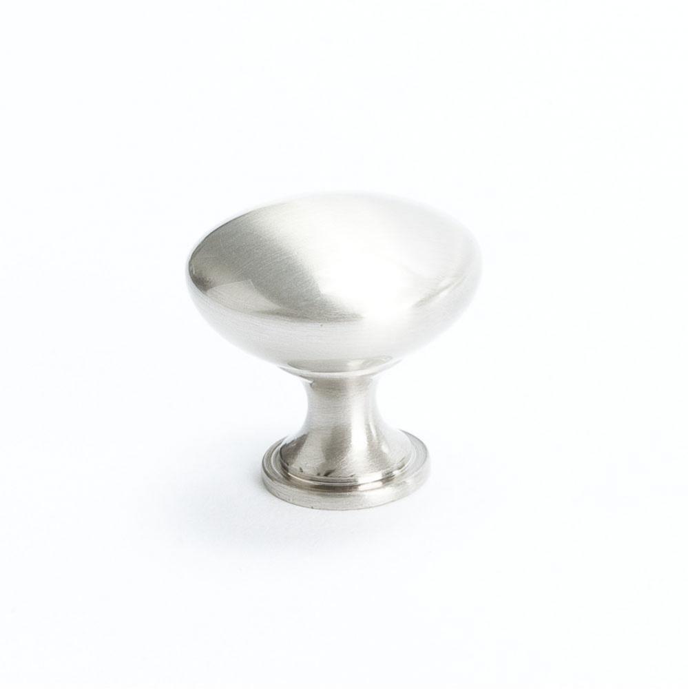 Euro Moderno Brushed Nickel Knob