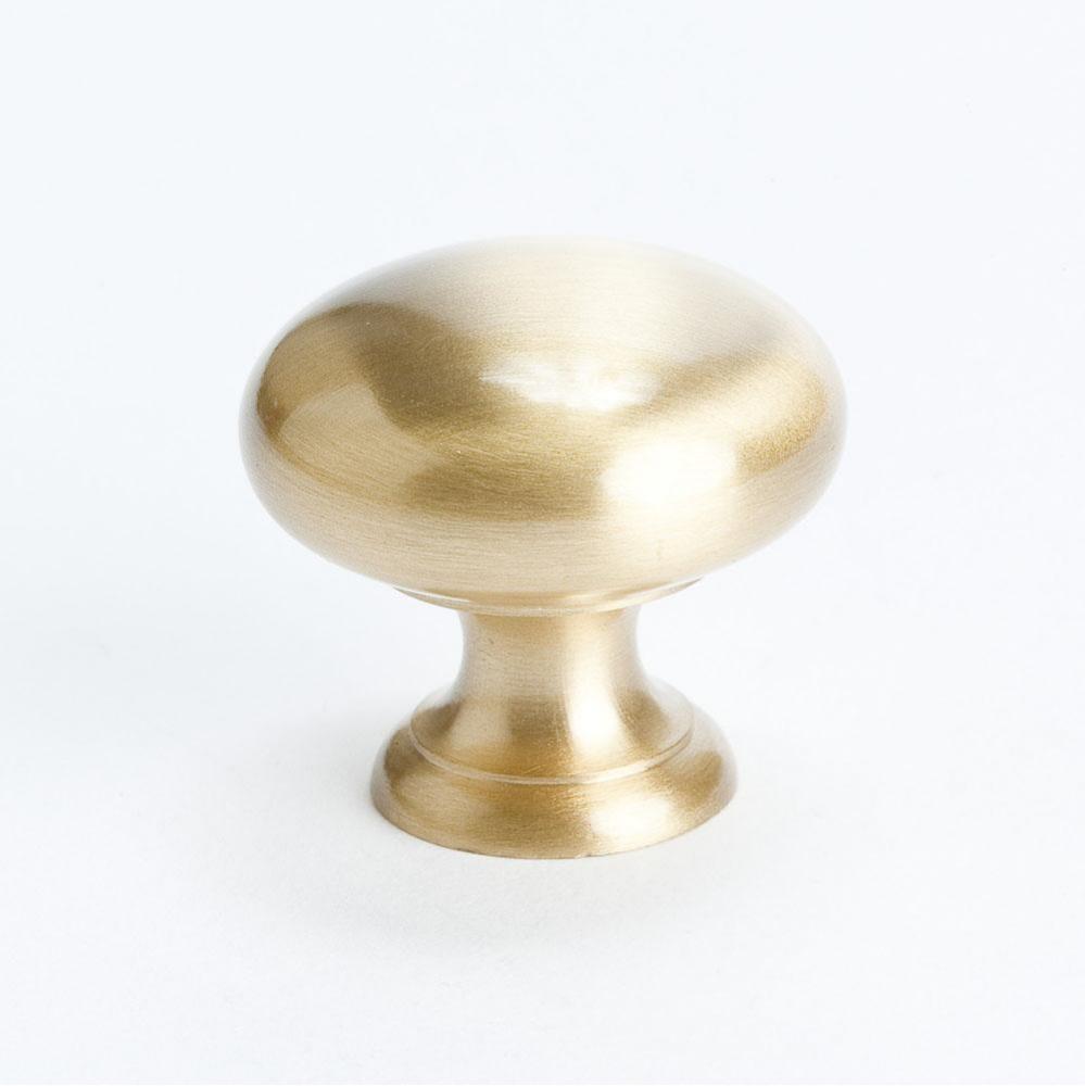 Plymouth Satin Brass Knob