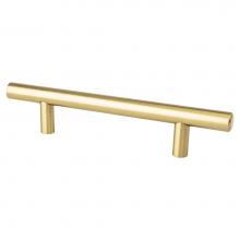 Berenson 0821-2MDB-P - Tempo 96mm CC Modern Brushed Gold Bar Pull