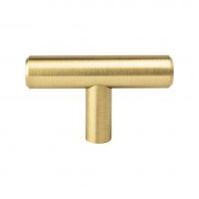 Berenson 0829-2MDB-P - Tempo Modern Brushed Gold Knob