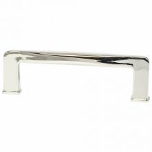 Berenson 1244-1014-P - Subtle Surge 96mm Polished Nickel Pull