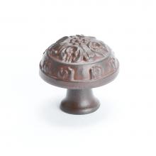 Berenson 1614-1RBG-P - Baroque Bronze Rust Glaze Knob