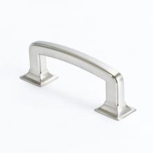 Berenson 4064-1BPN-P - Hearthstone 3in Brushed Nickel Pull