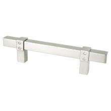 Berenson 5079-4BPN-P - Rivet Rebel 96mm CC Brushed Nickel Pull