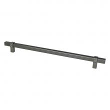 Berenson 5101-4SLT-P - Rivet Rebel 12in. CC Slate Appliance Pull