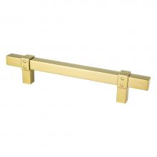 Berenson 5104-4MDB-P - Rivet Rebel 128mm CC Modern Brushed Gold Pull