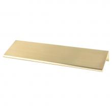 Berenson 8999-40CZ-P - Contemporary Advantage Two 112mm CC Champagne Edge Pull - Part measures 1/16in. thickness.