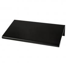 Berenson 9005-4055-P - Contemporary Advantage Two 56mm CC Matte Black Edge Pull - Part measures 1/16in. thickness.