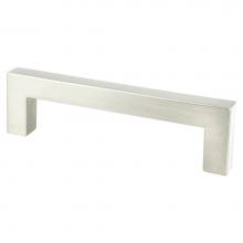Berenson 9009-4BPN-P - Contemporary Advantage One 96mm CC Brushed Nickel Square Pull