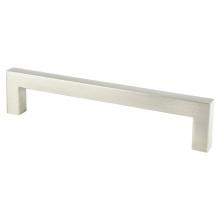 Berenson 9012-4BPN-P - Contemporary Advantage One 128mm CC Brushed Nickel Square Pull