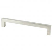 Berenson 9015-4BPN-P - Contemporary Advantage One 160mm CC Brushed Nickel Square Pull