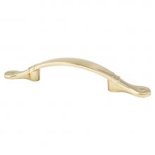 Berenson 9130-10CZ-P - Traditional Advantage Four 3 inch CC Champagne Ringed Arch Pull