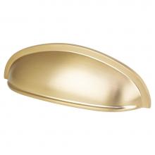 Berenson 9946-1MDB-P - Berenson Cup Pulls 3 inch CC Modern Brushed Gold Cup Pull