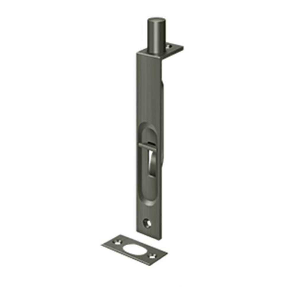 6&apos;&apos; Flush Bolt, HD, Square